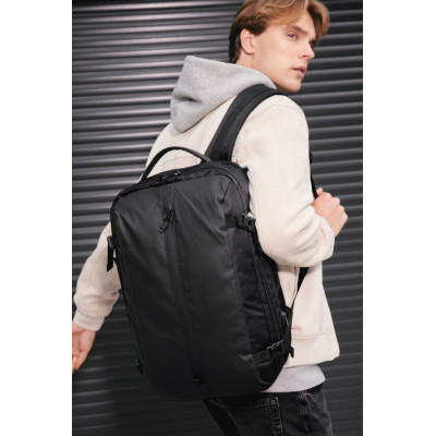 Business backpack with front soft pocket
